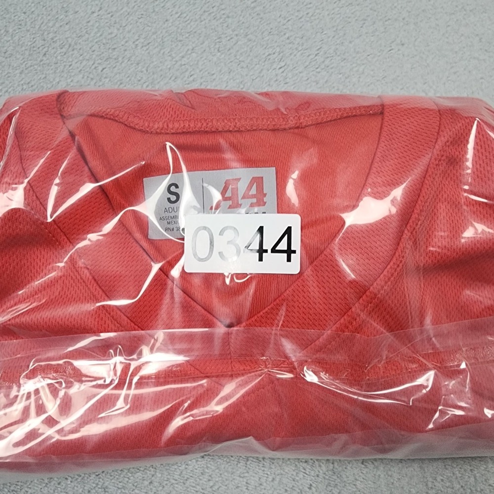 McDonalds Academy A4 Jersey Shirt Mens S Red V Neck Athletic Uniform - Picture 8 of 8